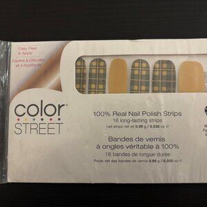 Color Street Nail Polish Stickers in Breaking Plaid
